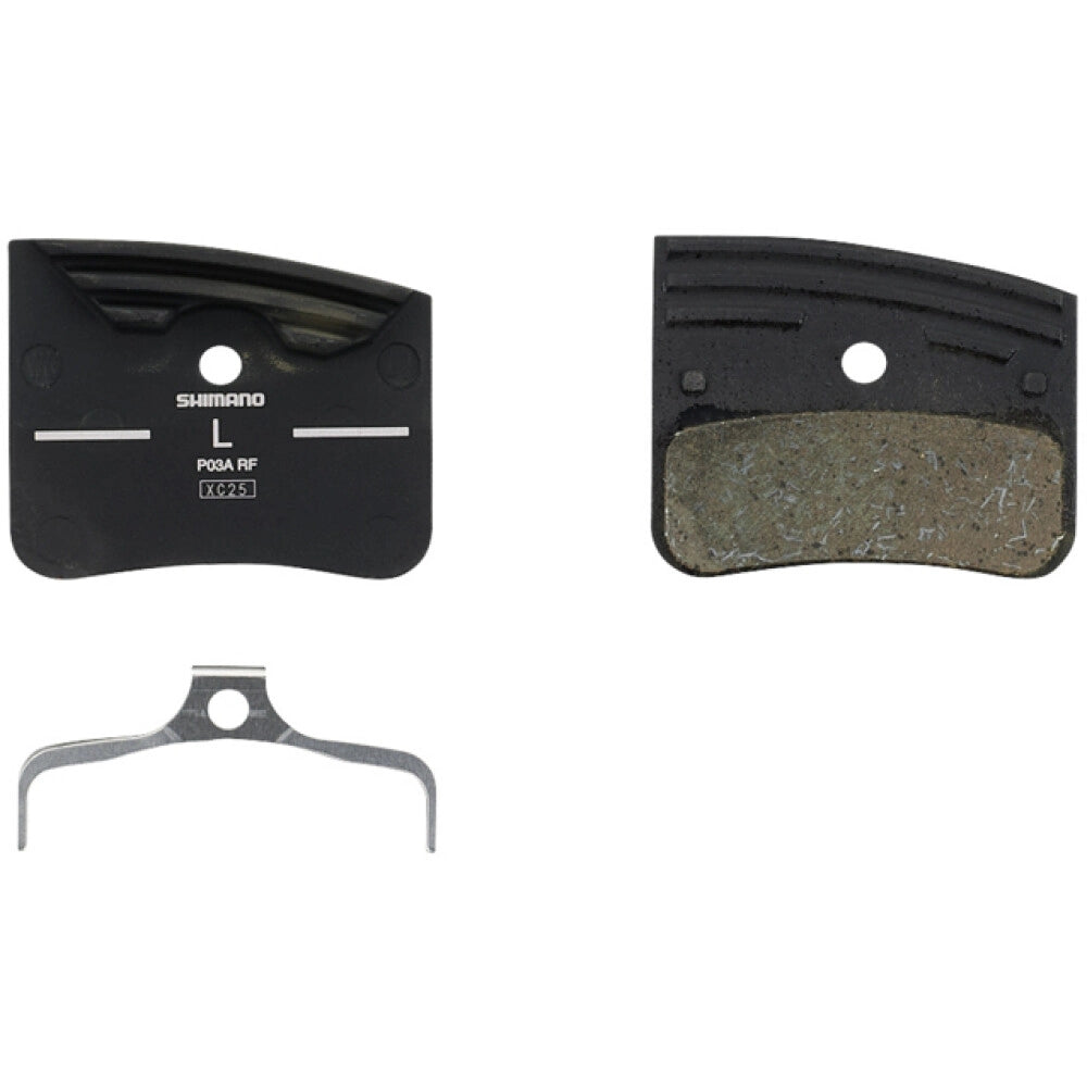 Shimano schijfremblok P03A-RF, resin met koelribben