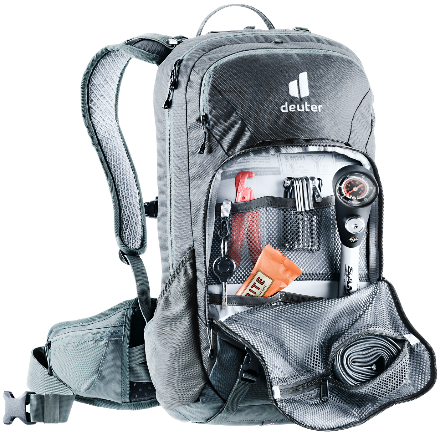 deuter Attack 16 fietsrugzak grijs