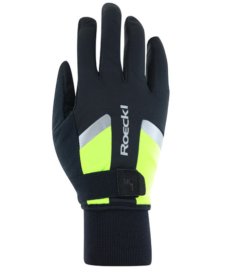 Roeckl Ravensburg 3 Handschoenen Unisex zwart/fluo geel