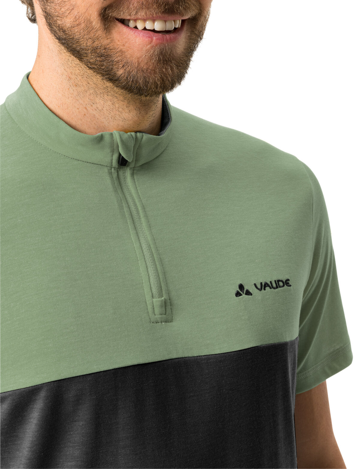 VAUDE Qimsa Korte mouwen Shirt Heren groen
