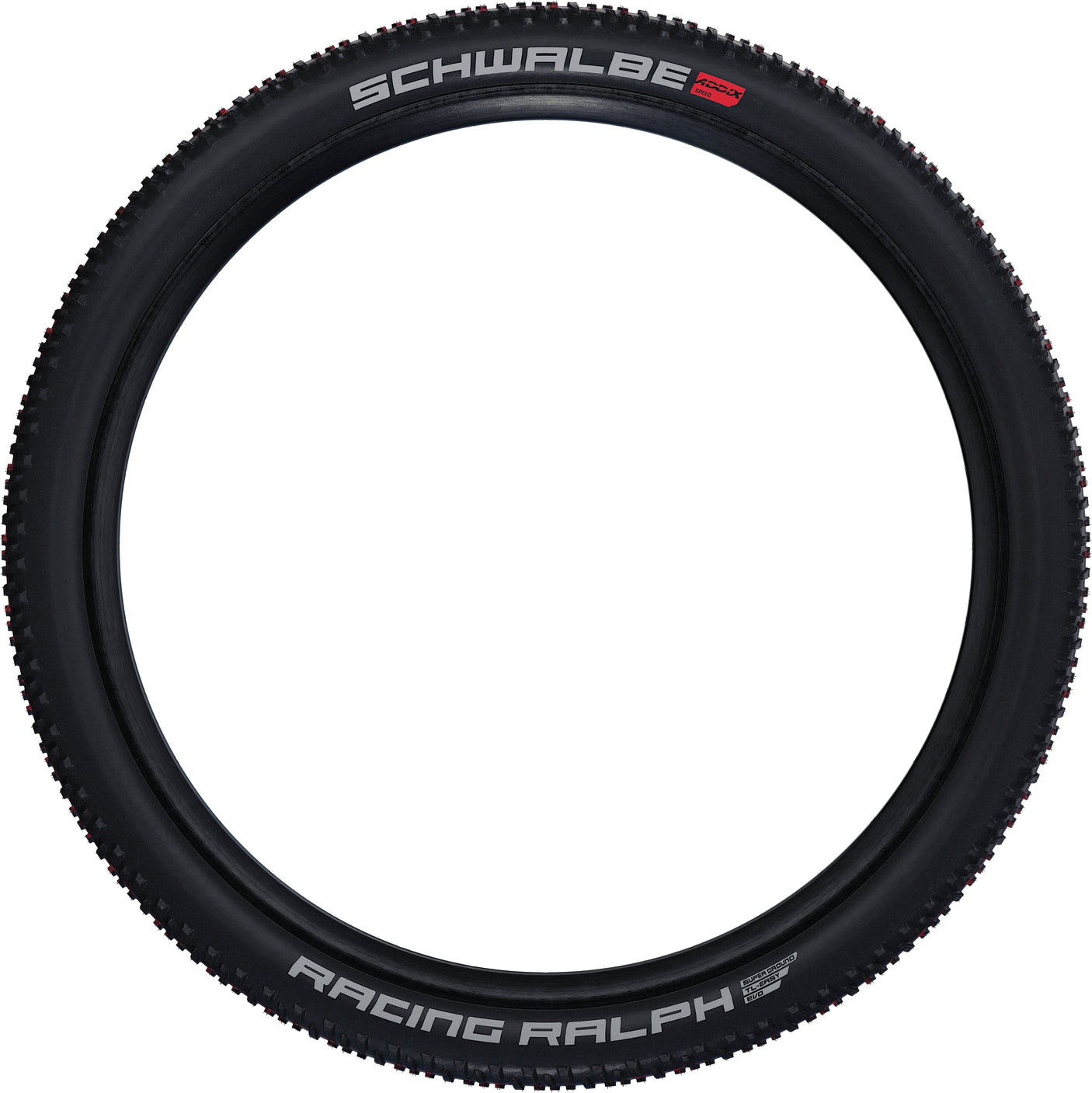 Schwalbe Racing Ralph Super Ground Evo vouwband 26x2.25" TLE E-25 Addix Speed SnakeSkin zwart