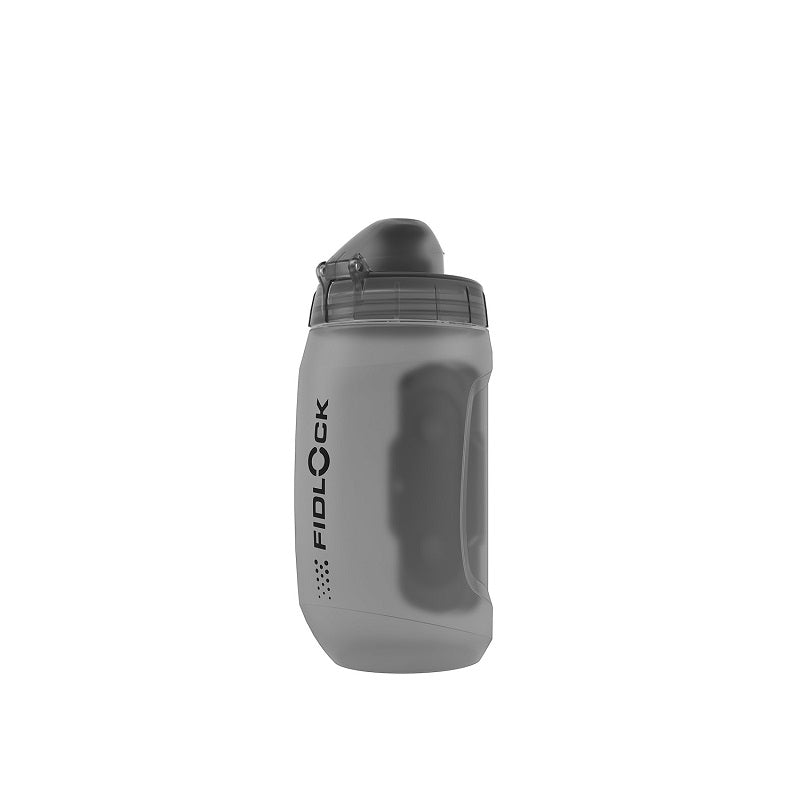 Fidlock Twist Single Bottle 450 incl. verbindingsstuk transparant/zwart