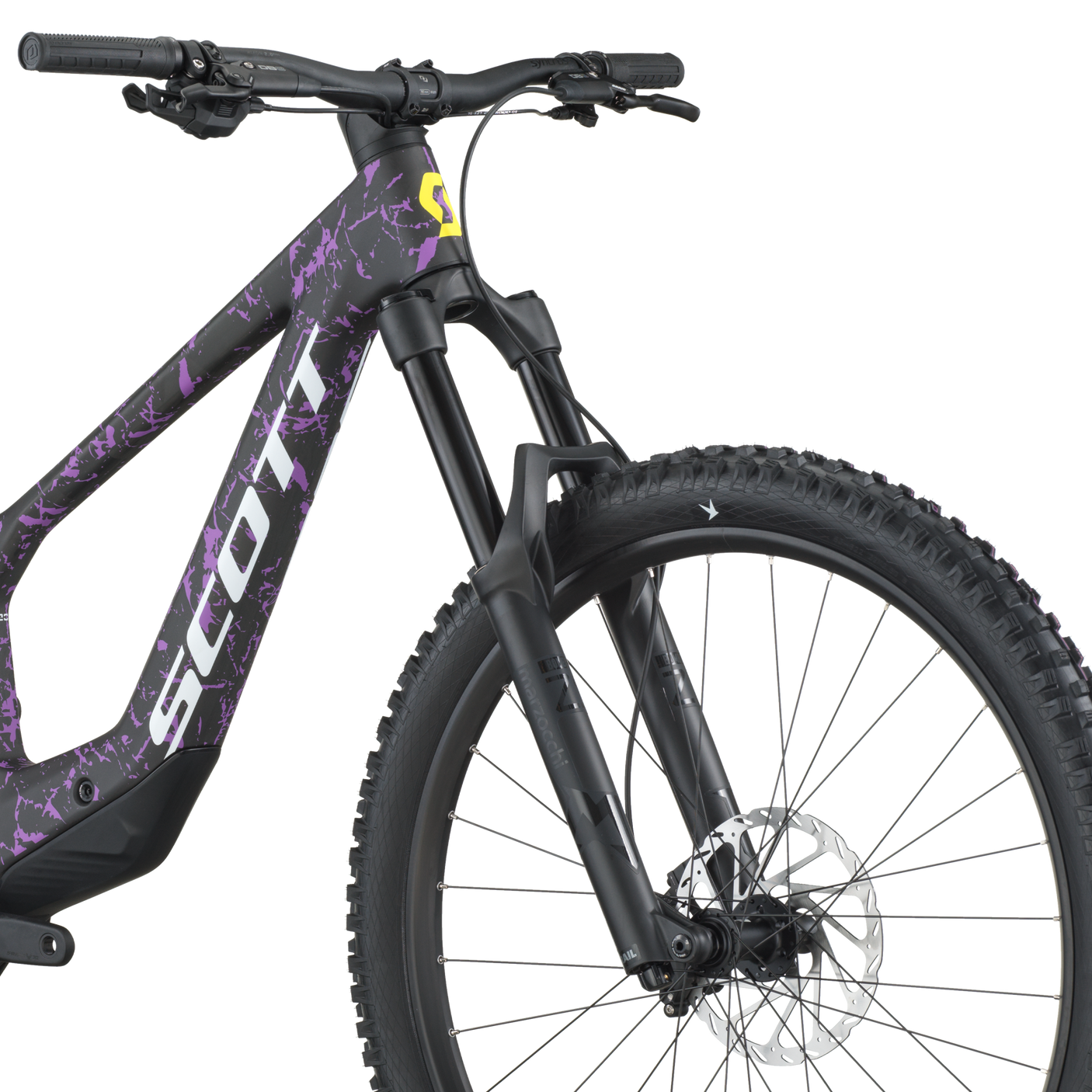 Scott Ransom 920 carbon zwart/crackle paars