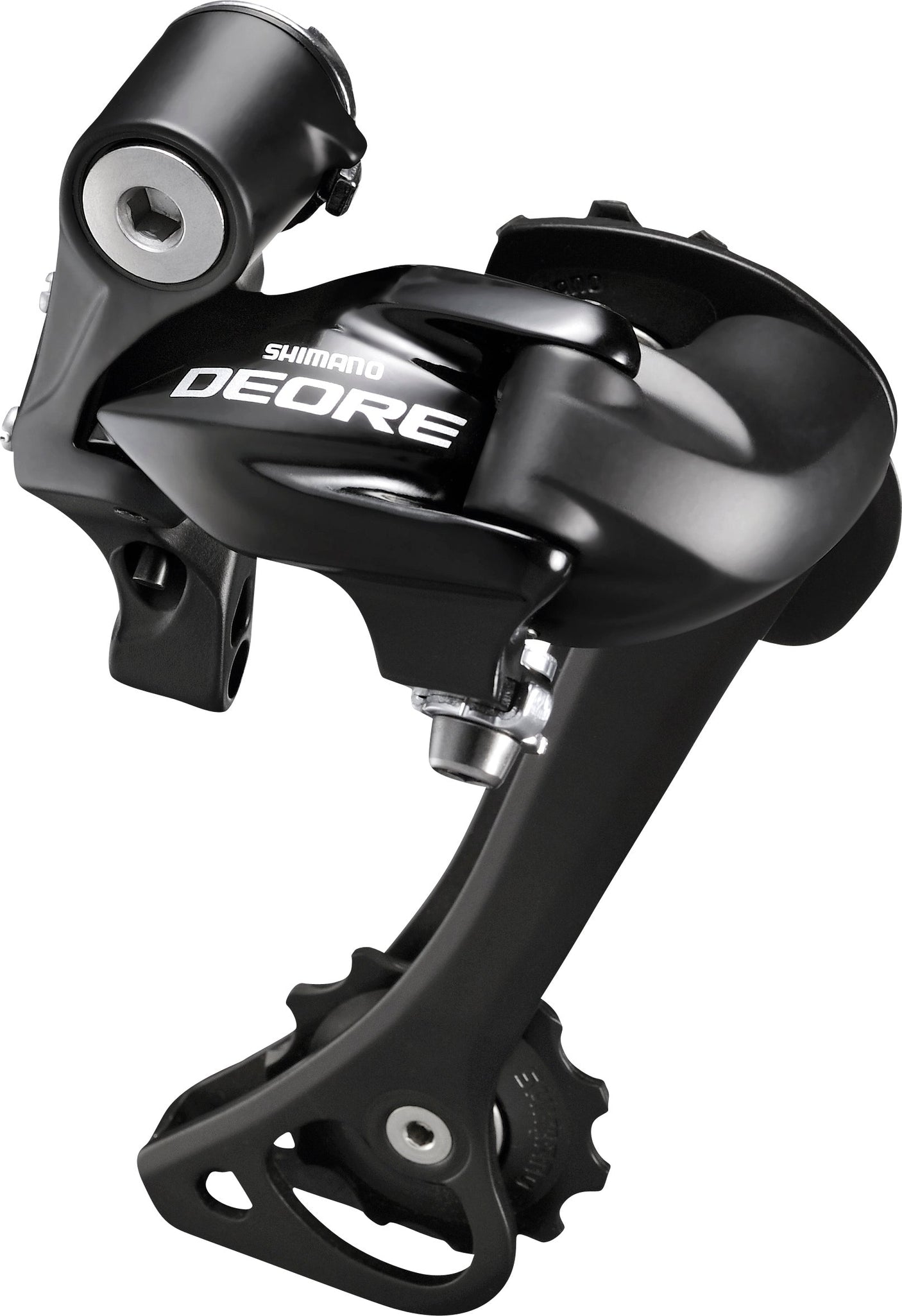 Shimano Deore Trekking RD-T6000 SHADOW Derailleur 10-speed lang zwart