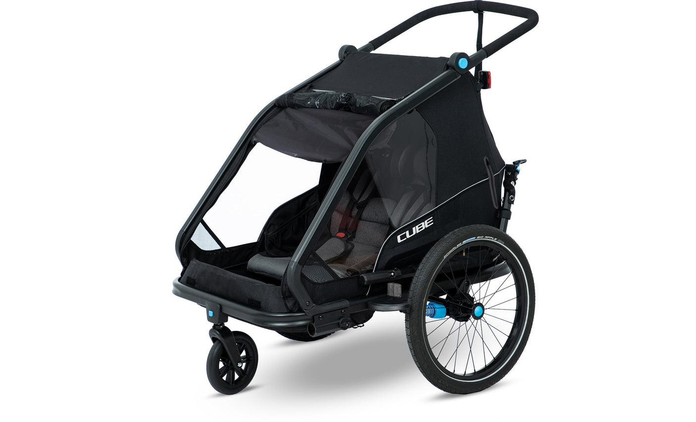 CUBE Kinder fietskar Double CMPT