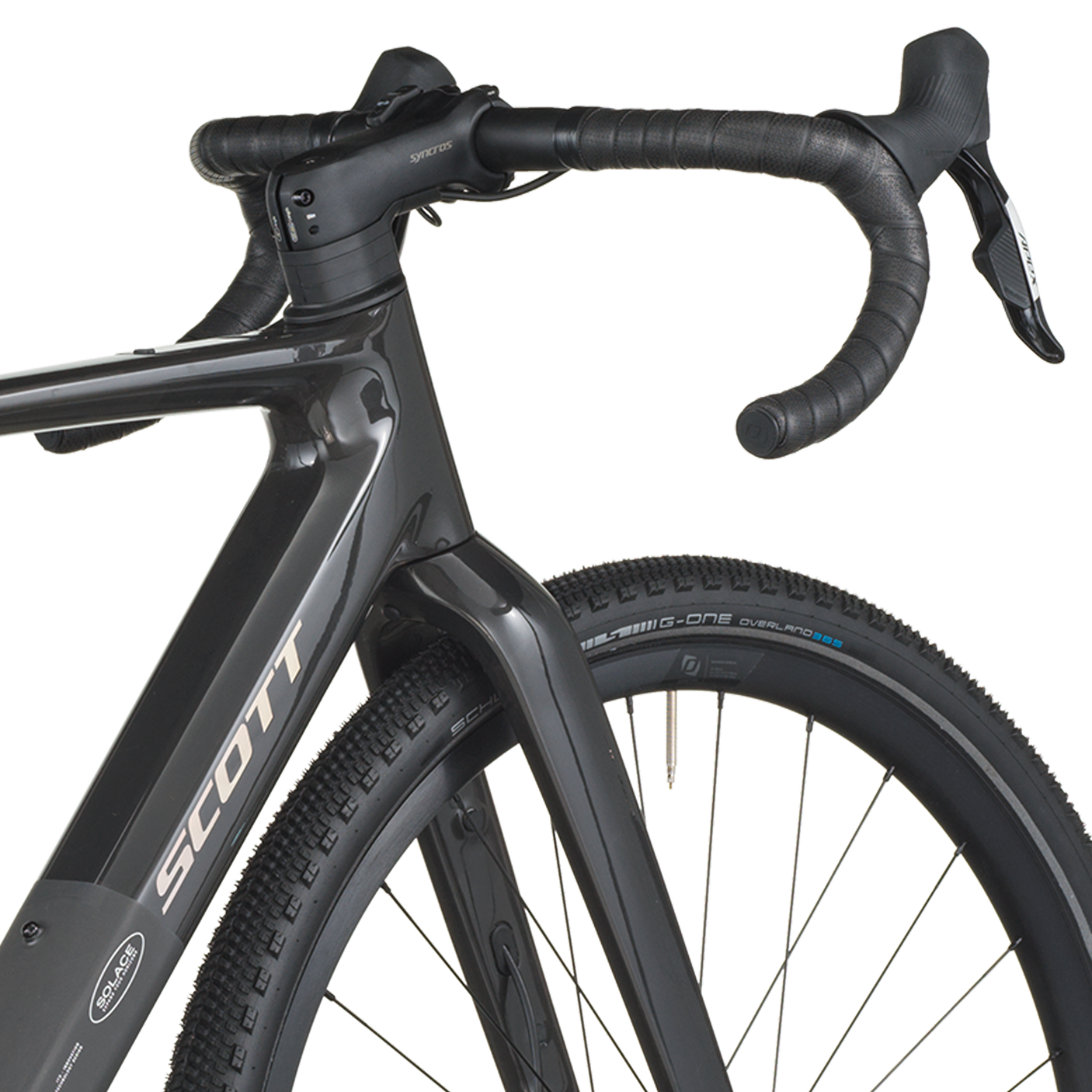 Scott Solace Gravel 30 carbon zwart