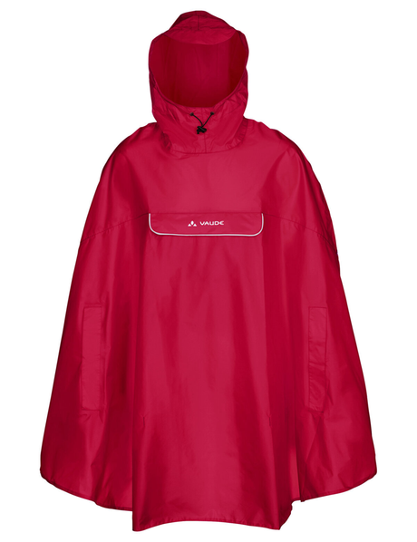 VAUDE Valdipino Poncho rood uni