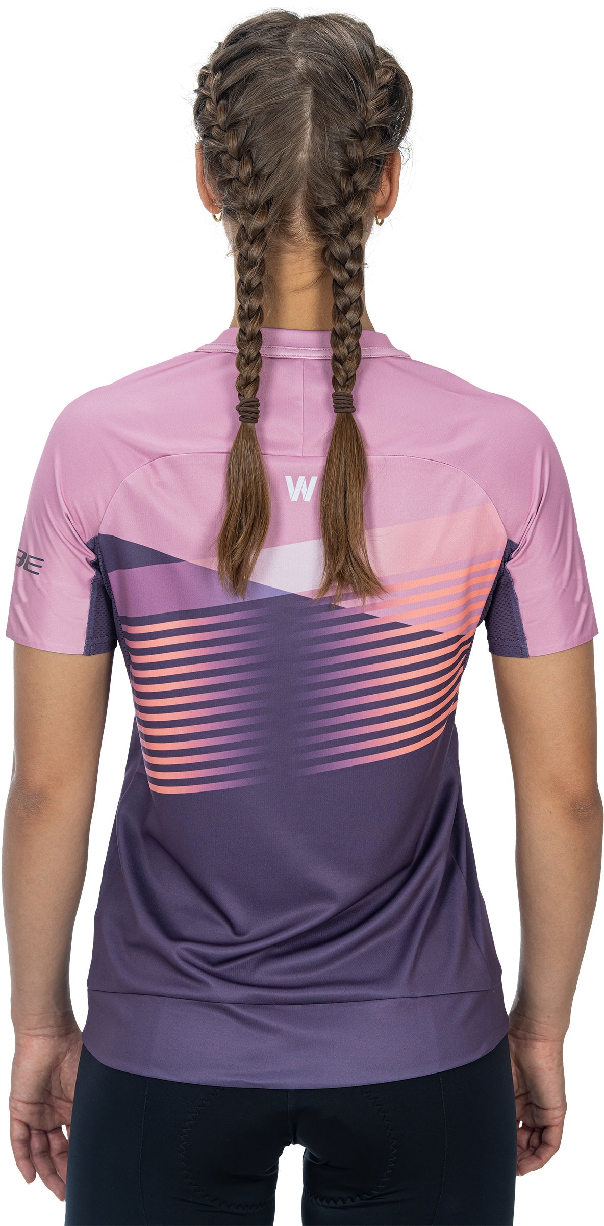 CUBE TEAMLINE WS Rondhals shirt korte mouw violet´n´rose