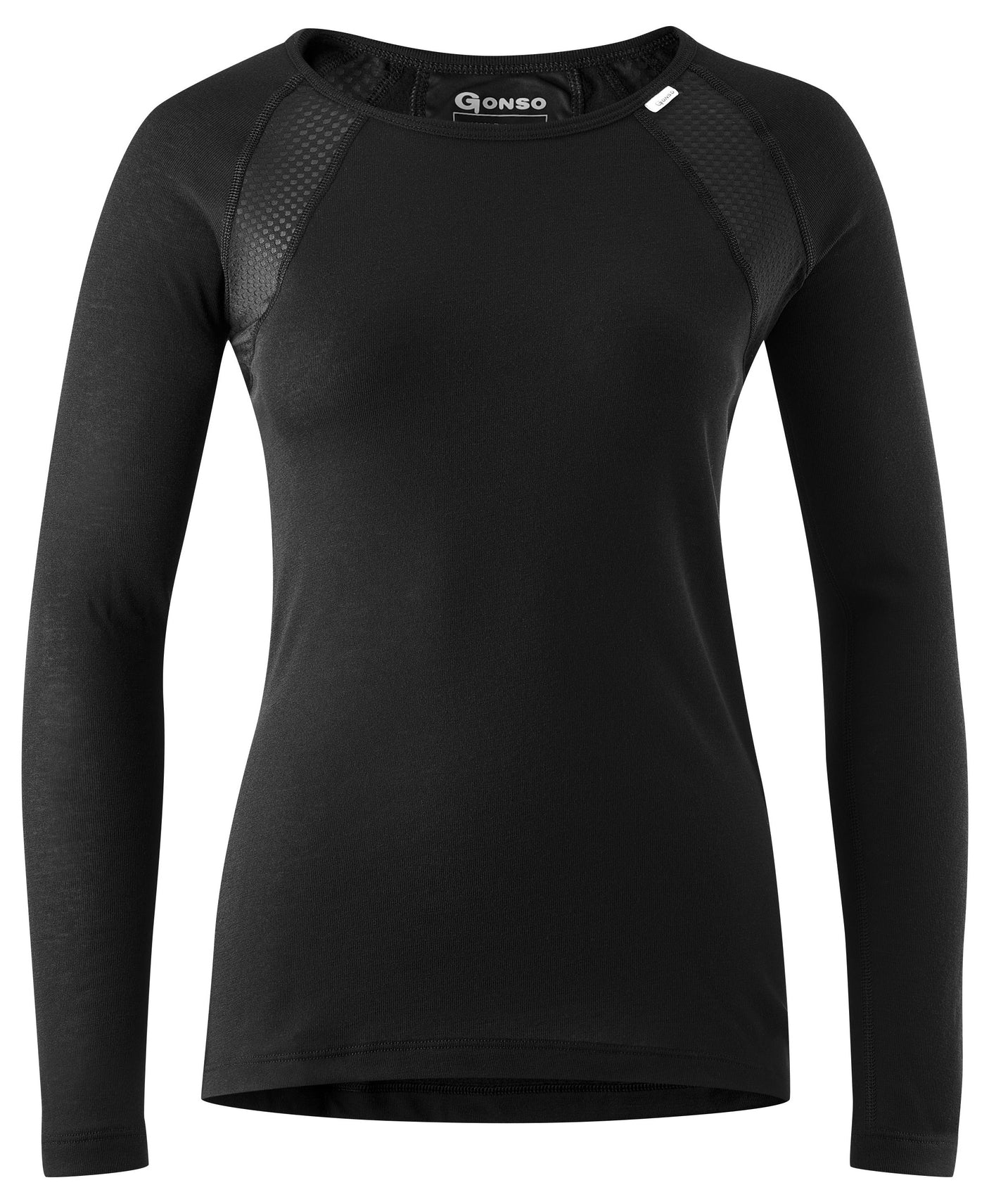 Gonso Base Shirt Longsleeve Therm Dames Zwart
