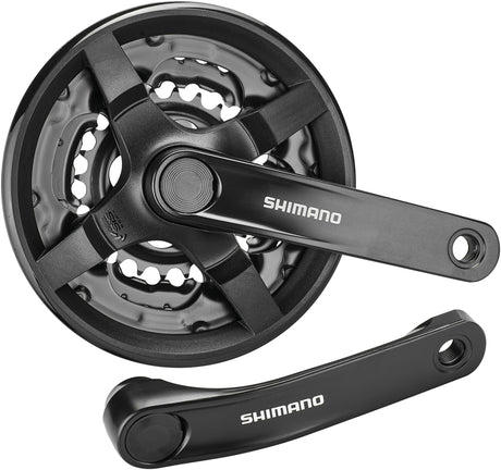 Shimano FC-TY301 crankstel Vierkant 6/7/8-speed 42/34/24 tanden zwart