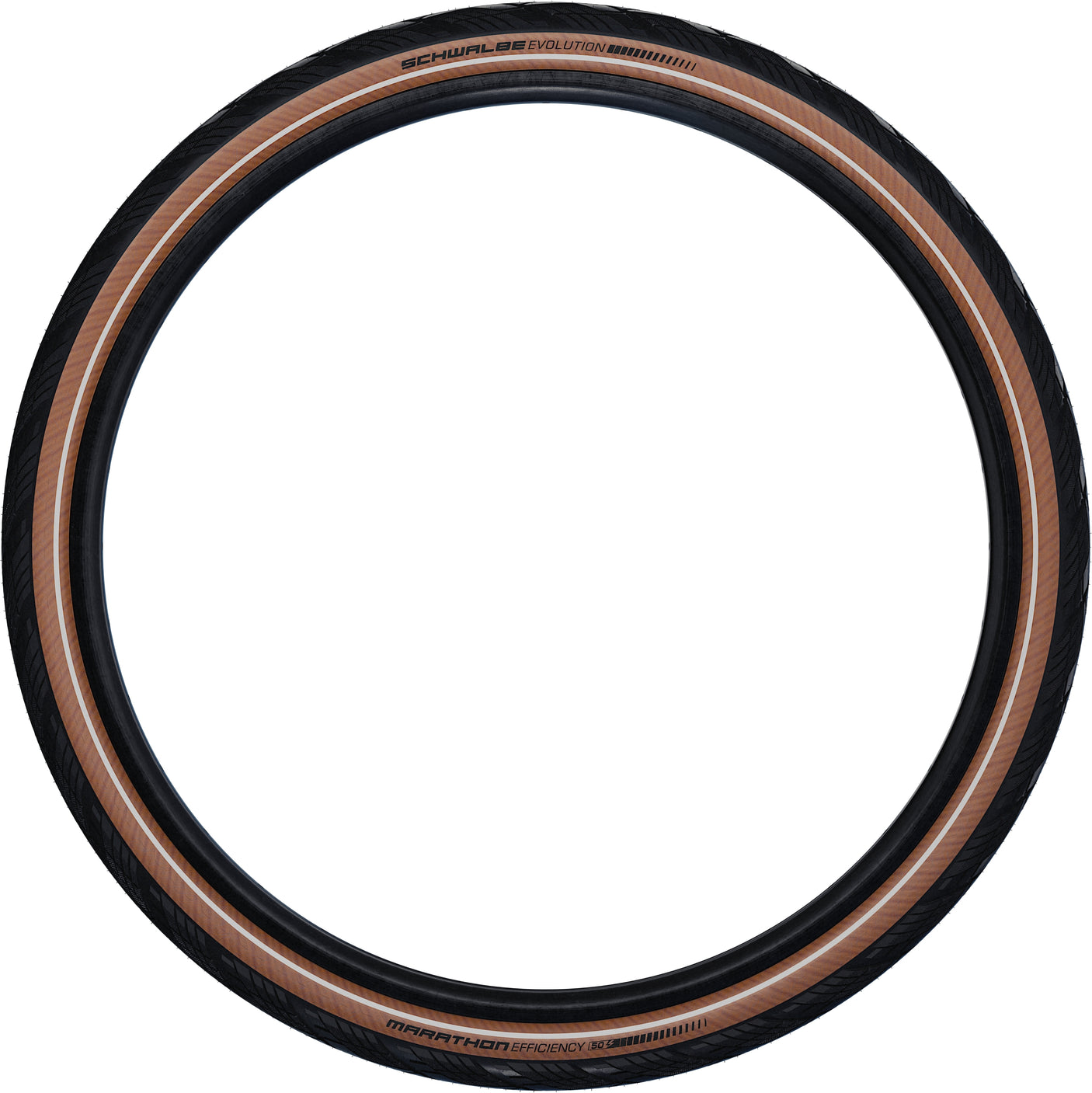 SCHWALBE Marathon Efficiency Evo Faltreifen 28x2.15" Addix Race V-Guard E-50 TLE Reflex schwarz/transparent