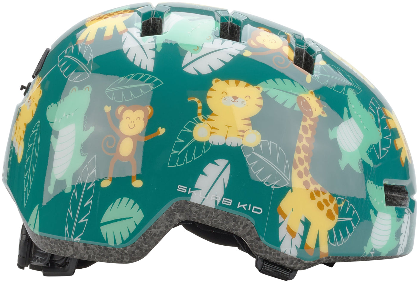 ABUS Skurb Helm Kinder groen/multicolor