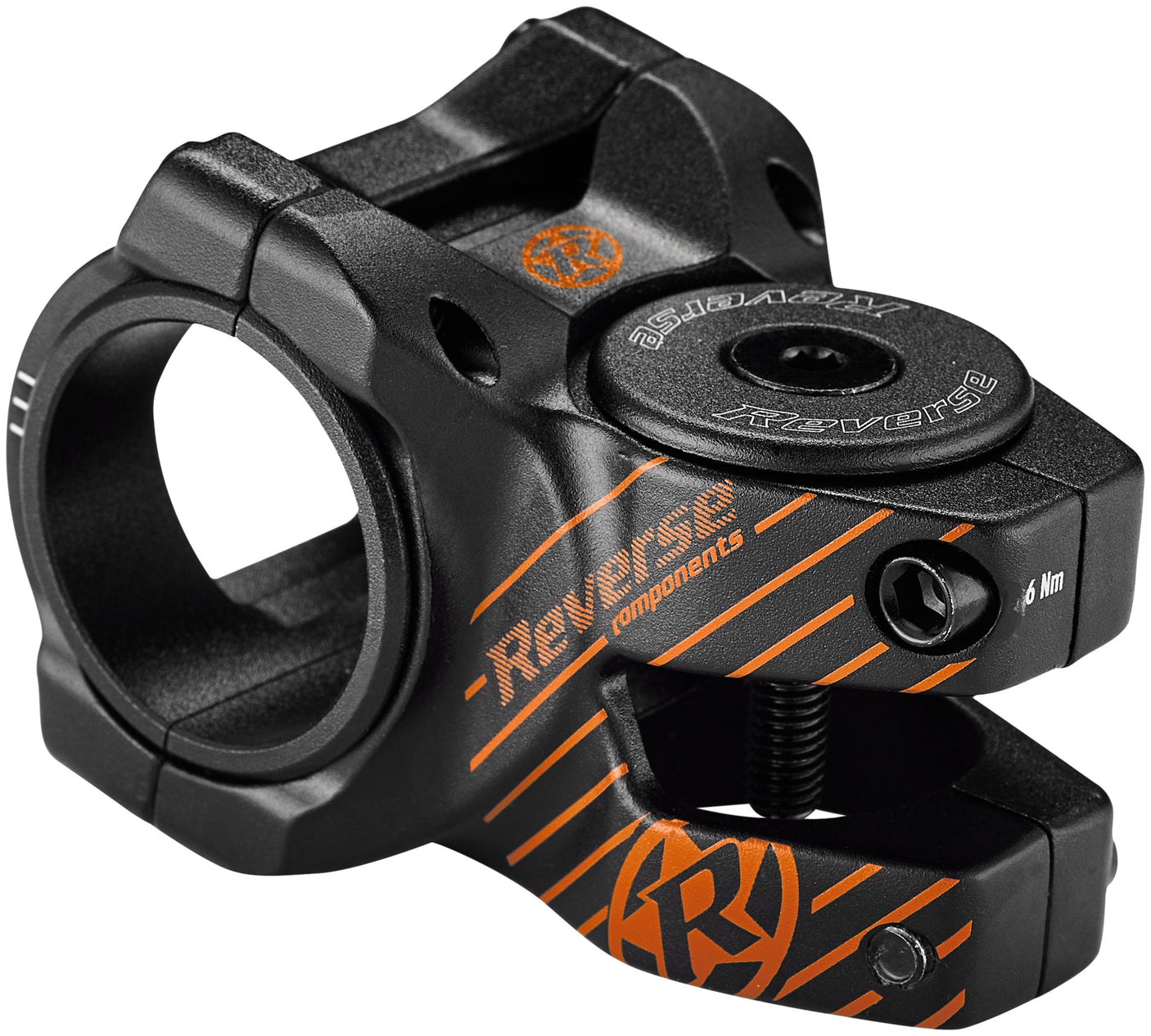 Reverse Black ONE D-2 Stuurpen Ø31,8mm zwart/oranje