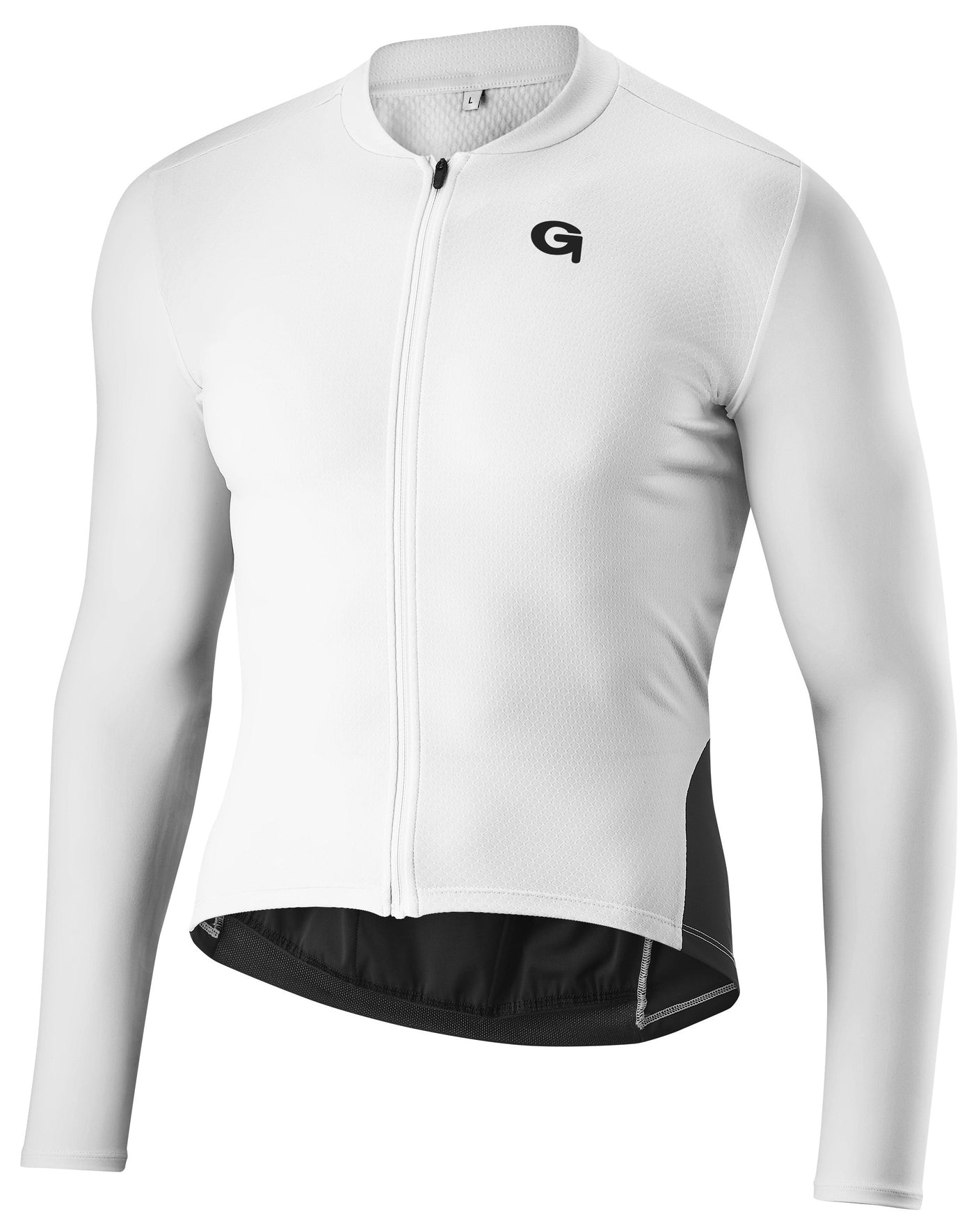Gonso Sitivo Trikot Longsleeve M wit / zwart