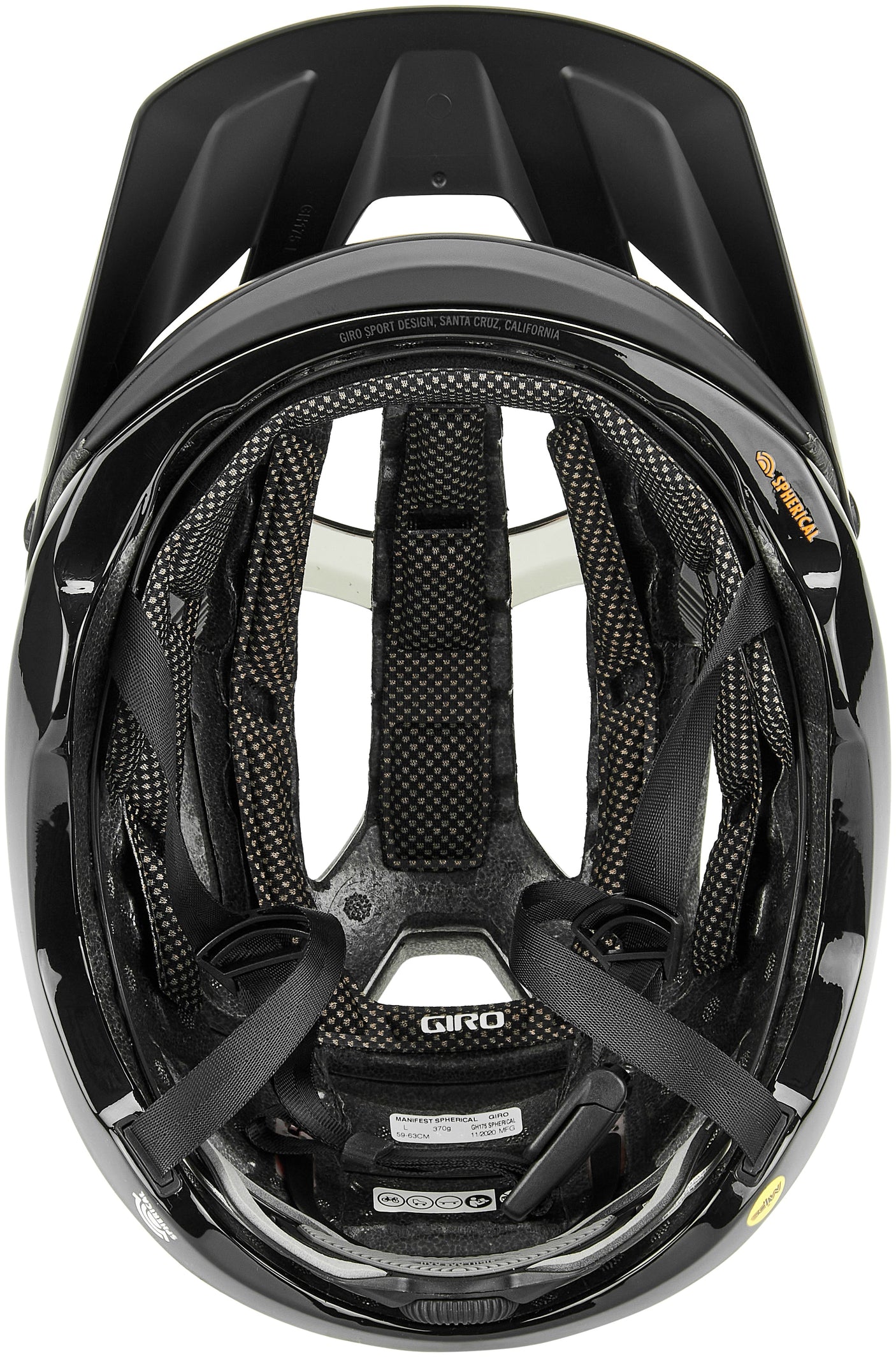 Giro Manifest Spherical Helm mat zwart