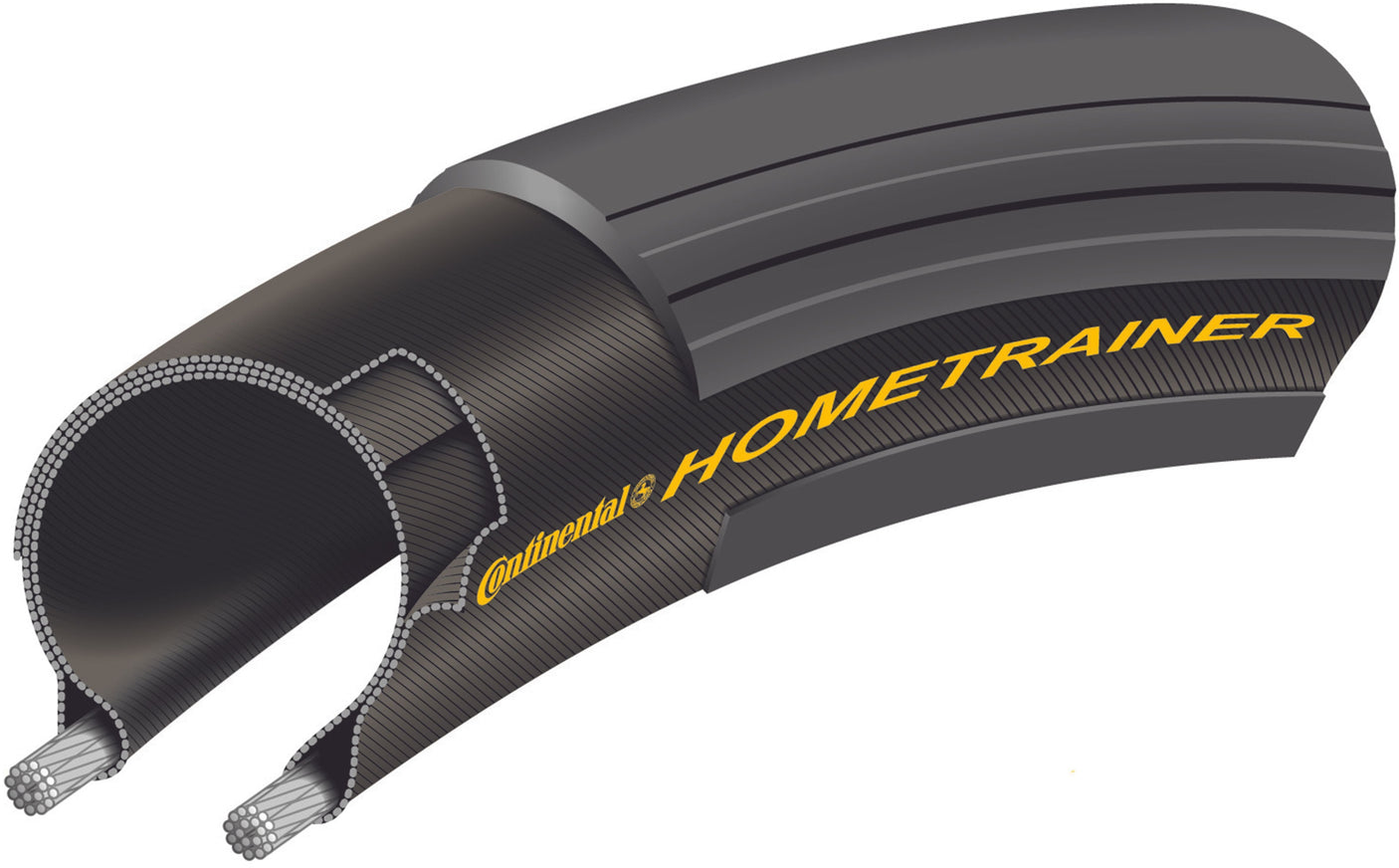 Continental vouwband 28" voor Turbo Trainer zwart