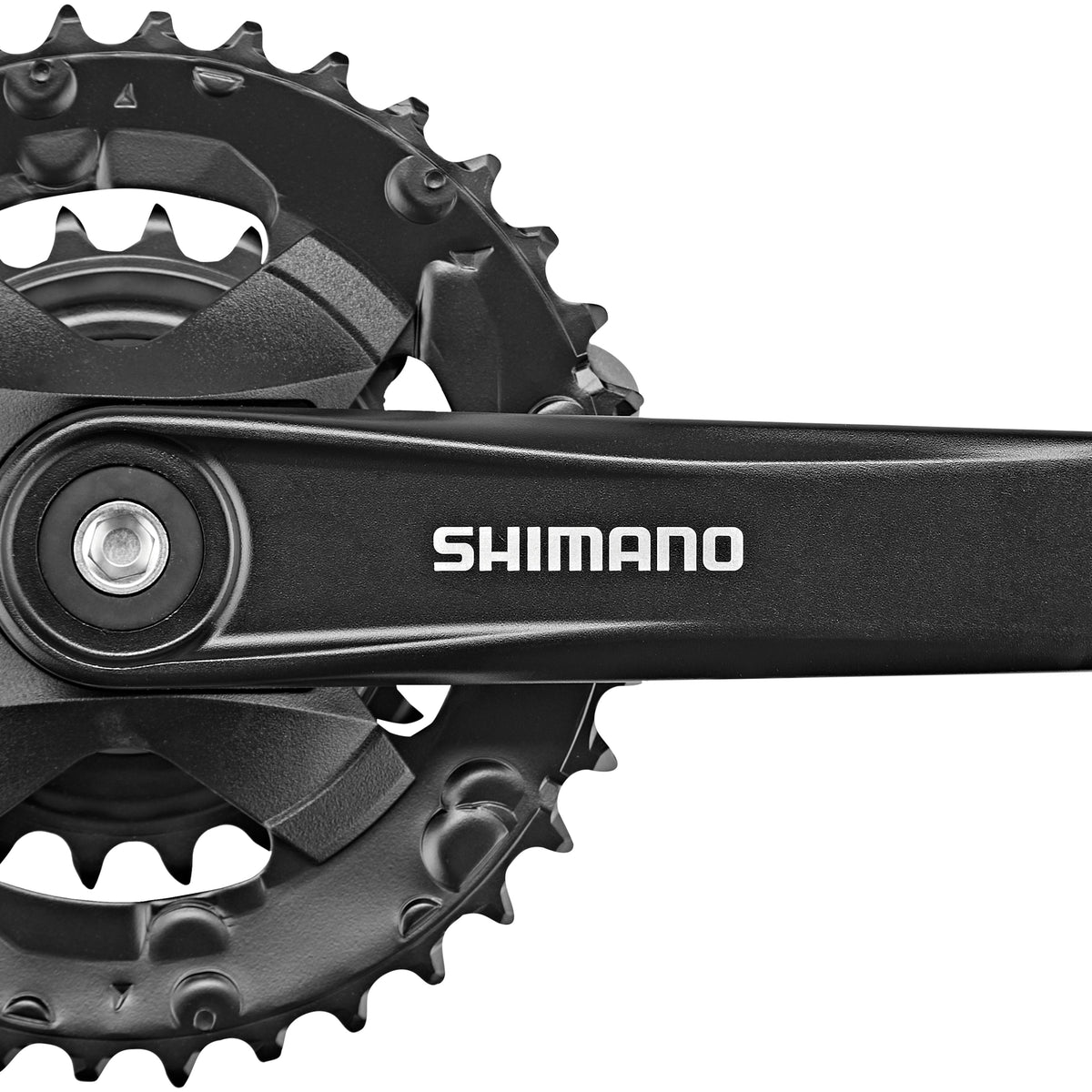 Jeu De Manivelle Shimano FC-MT101 - 2x9 Vitesses, Plateaux Acier 36-22Z - Pour VTT Trekking