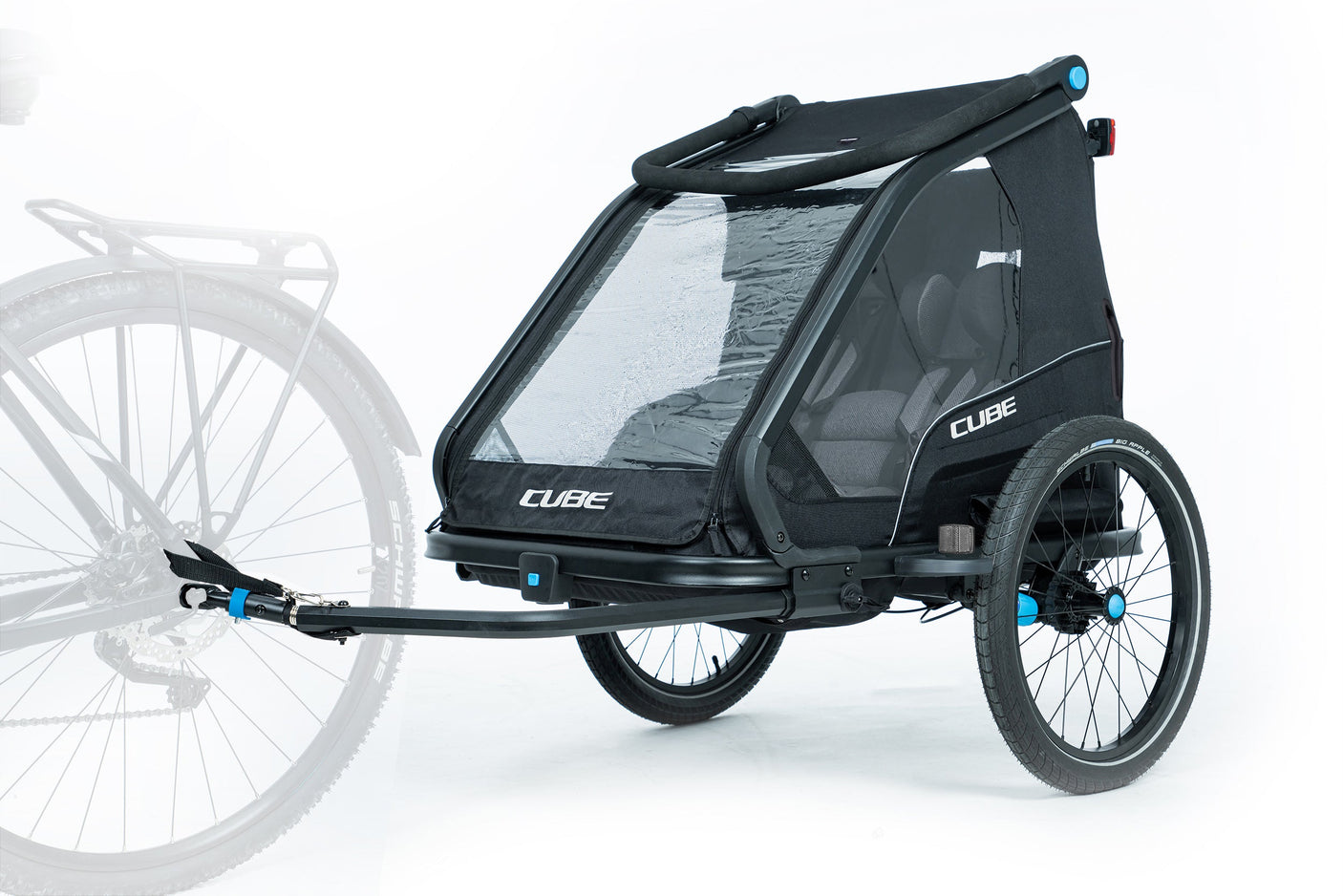 CUBE Kinder fietskar Double CMPT