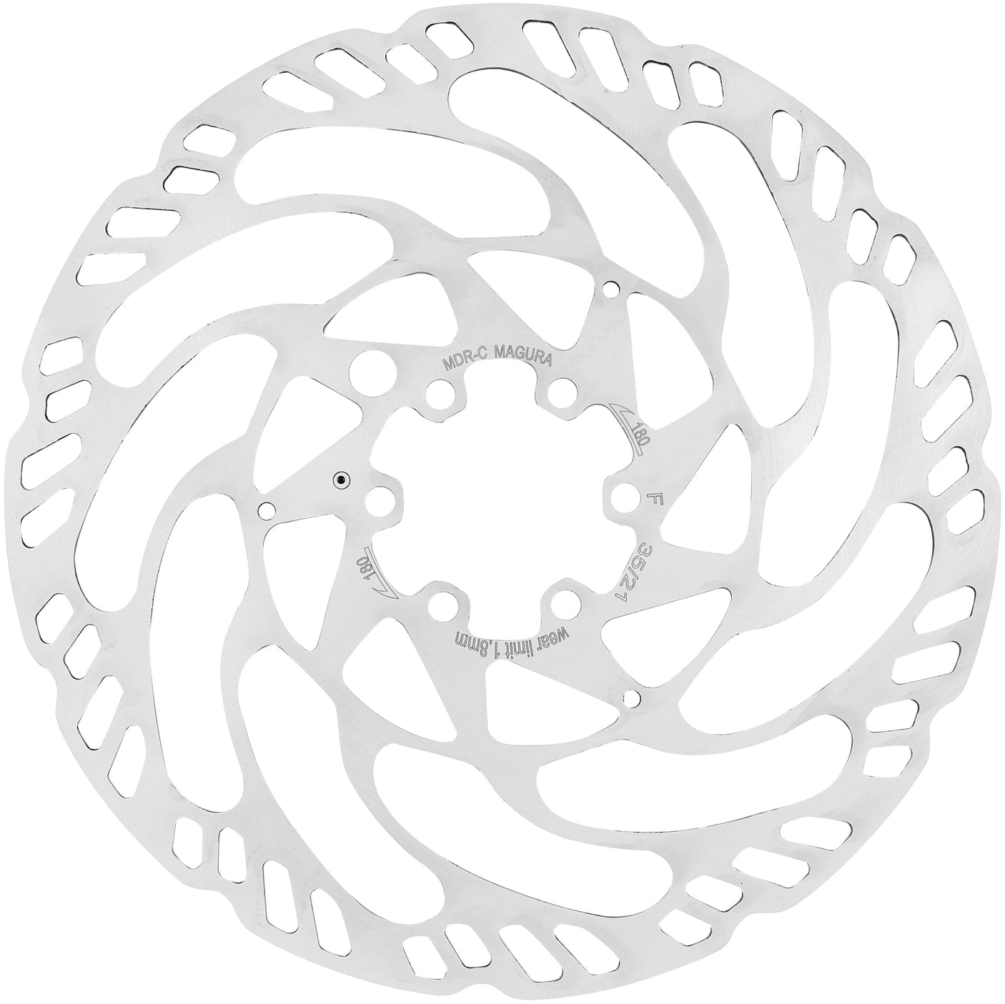 Magura MDR-C remschijf 6-gaats met 6 schroeven