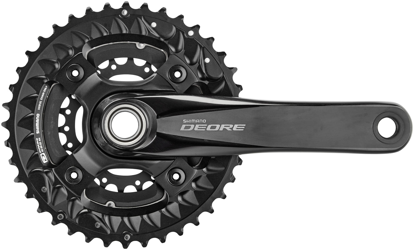 Shimano Deore MTB FC-M6000 Crankstel 3x10-speed 40-30-22 tanden zwart