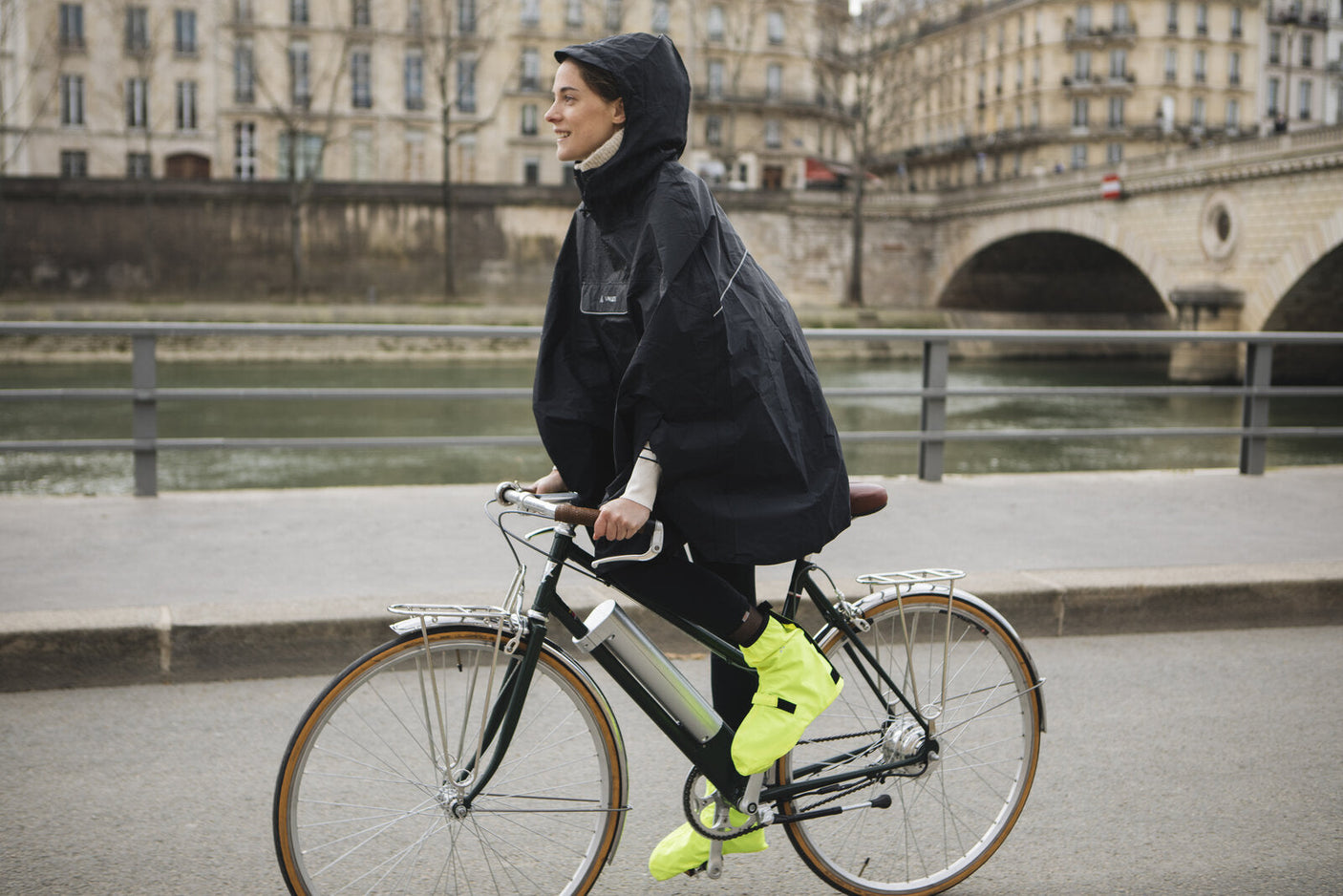 VAUDE Bike beenwarmers kort geel