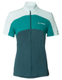 VAUDE Matera korte mouwen full-zip jersey dames groen