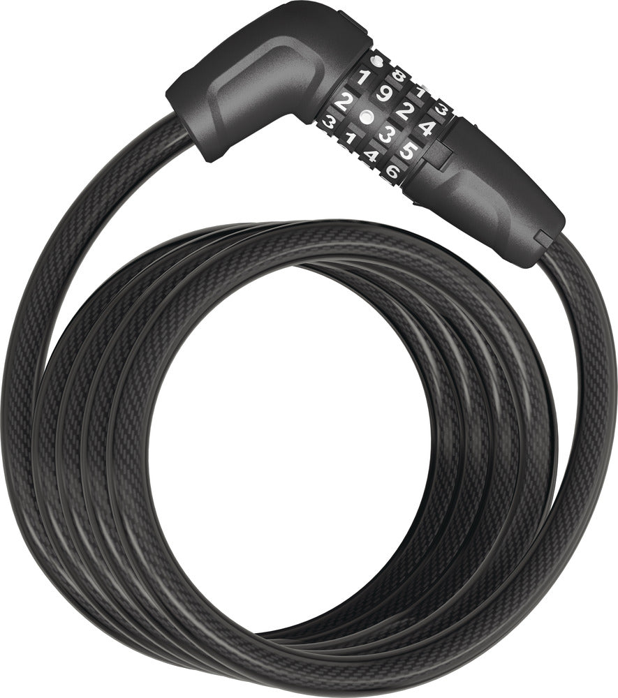 ABUS Tresor 6512C/180 zwart spiraalkabelslot