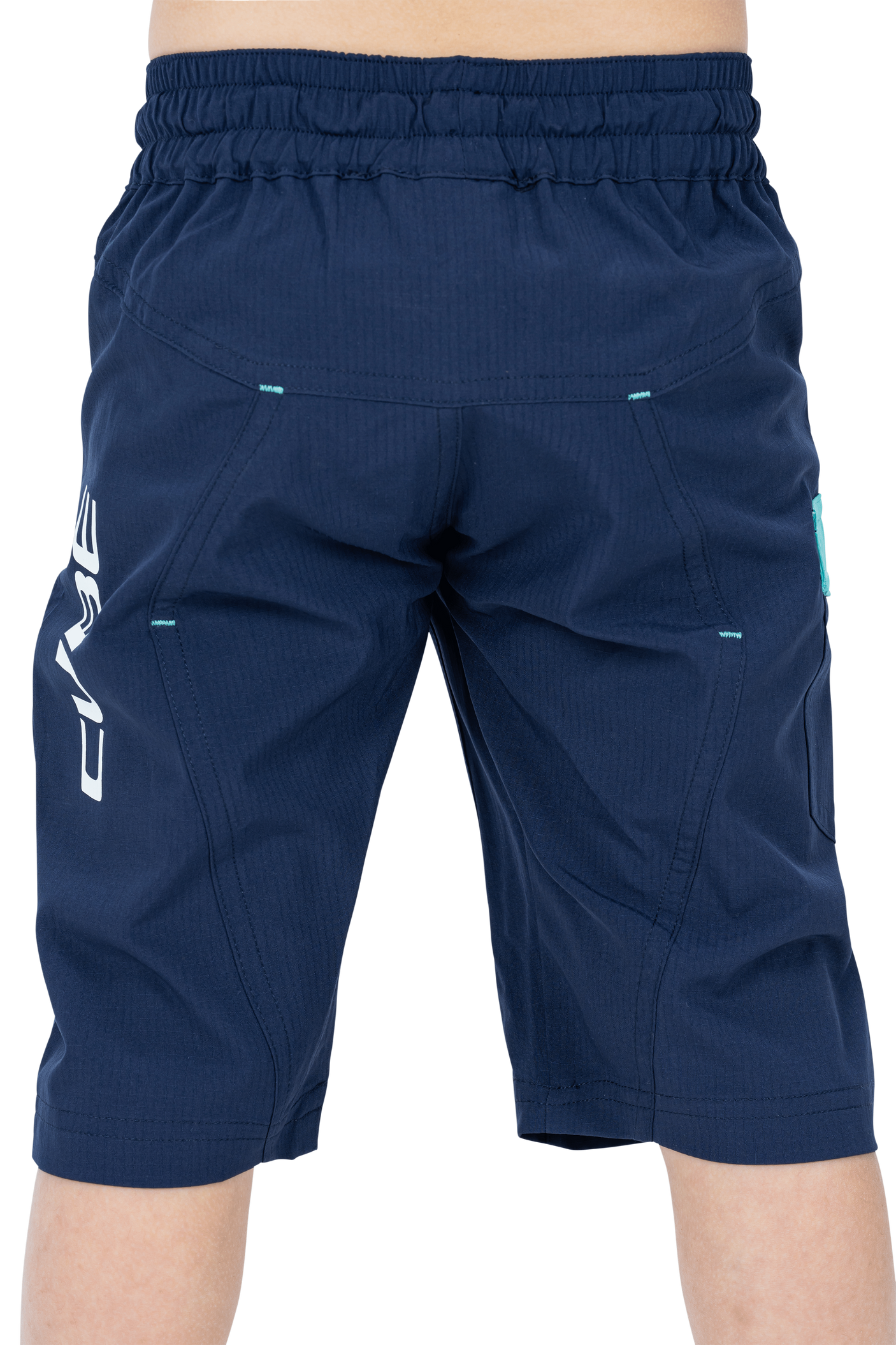 CUBE TEAMLINE Baggy Shorts ROOKIE blauw´n´mint