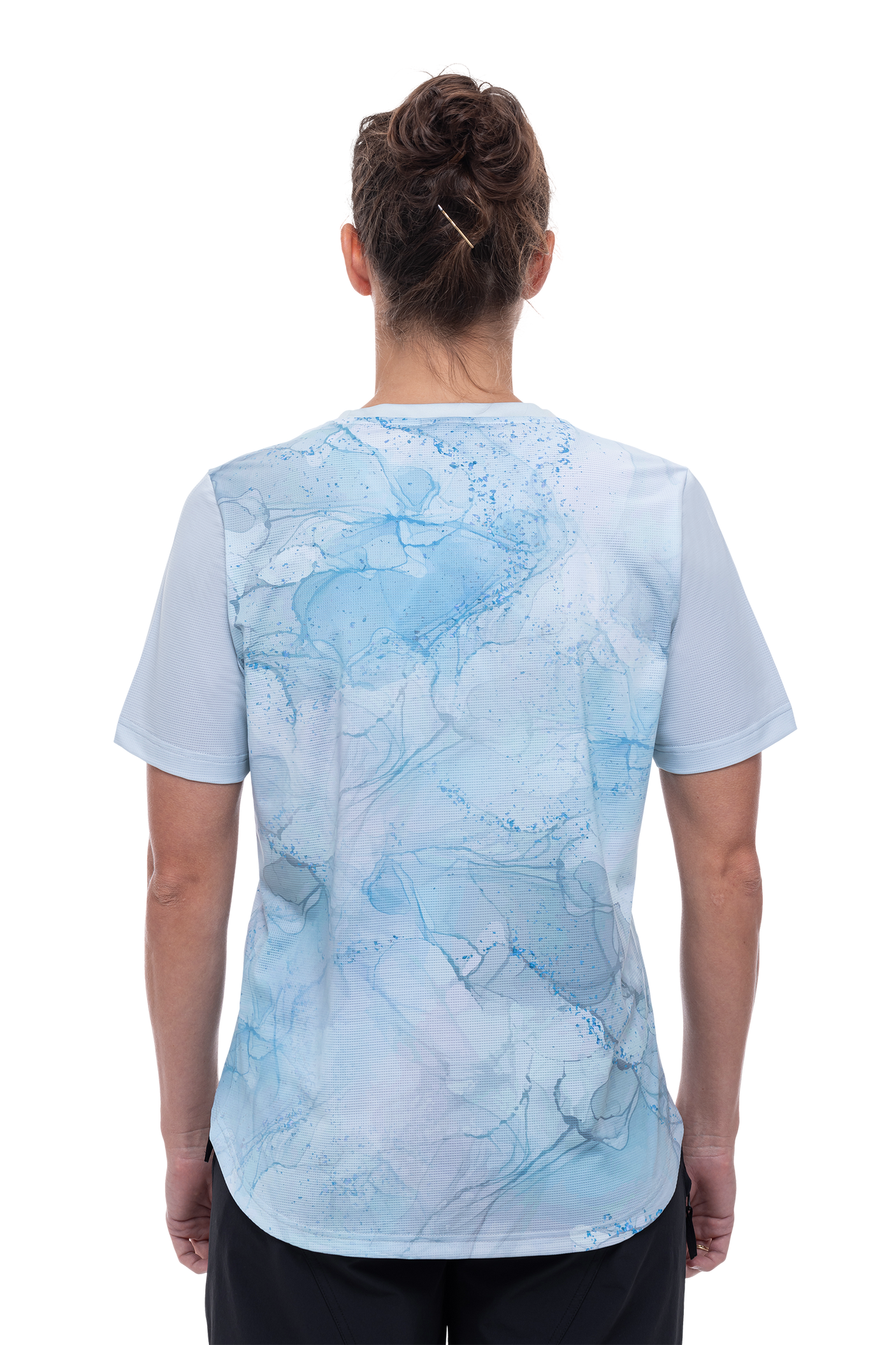 CUBE ATX WS Korte mouw ronde hals jersey marble