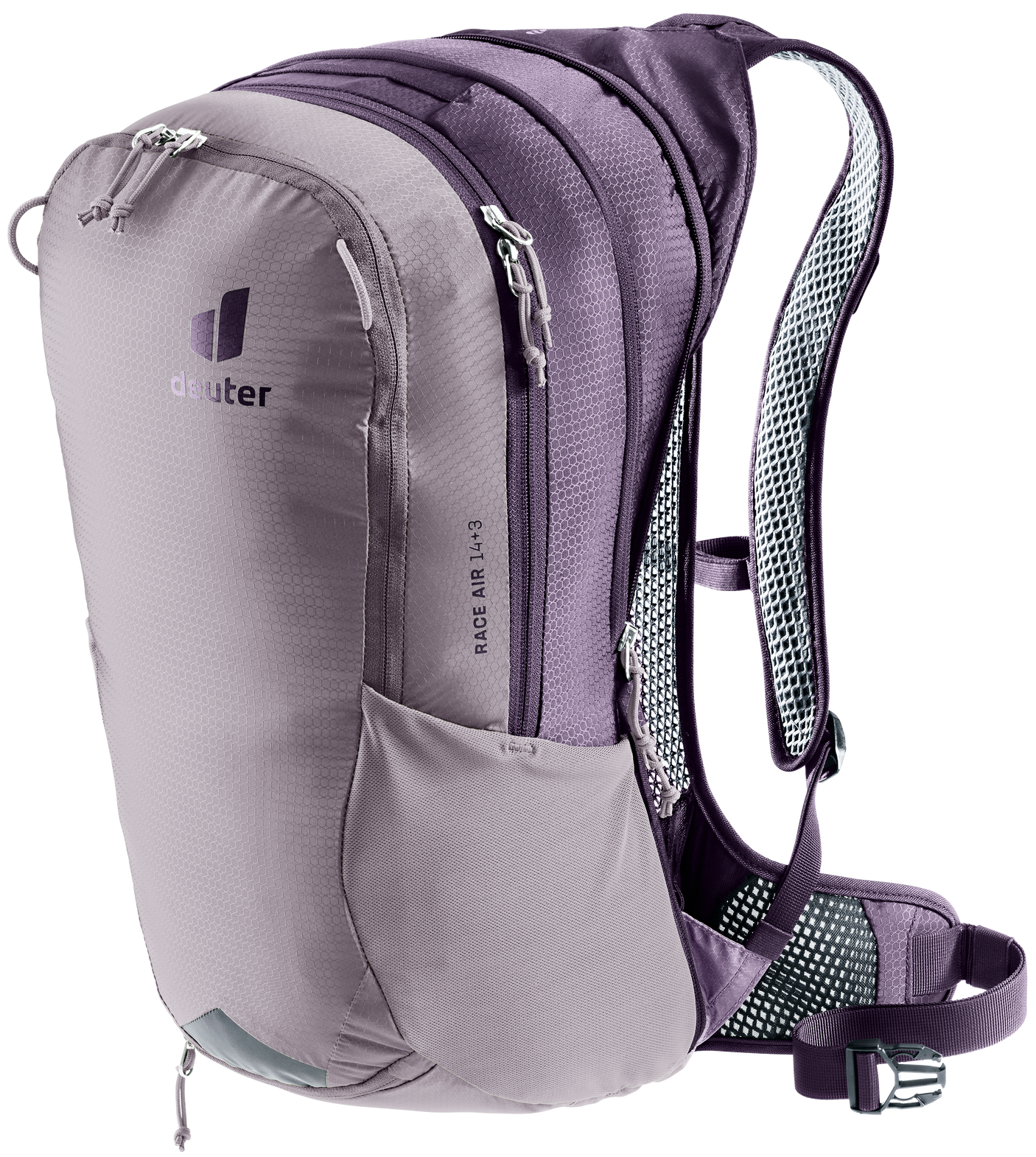 deuter Race Air 14+3 fiets rugzak lavendel-paars