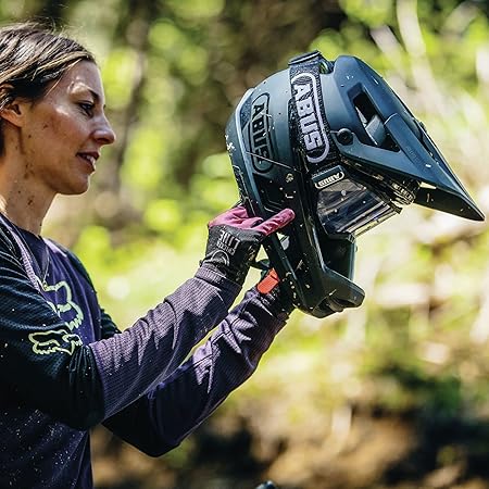 Abus Mountainbike Helm AirDrop MIPS polar wit
