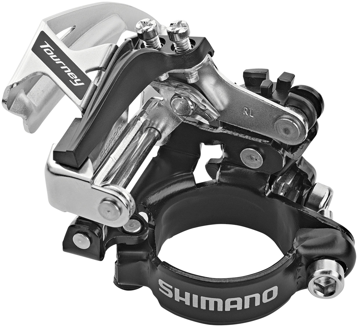 Shimano Tourney FD-TY710 Voorderailleur Klem Top Swing 63-66° 7/8-speed