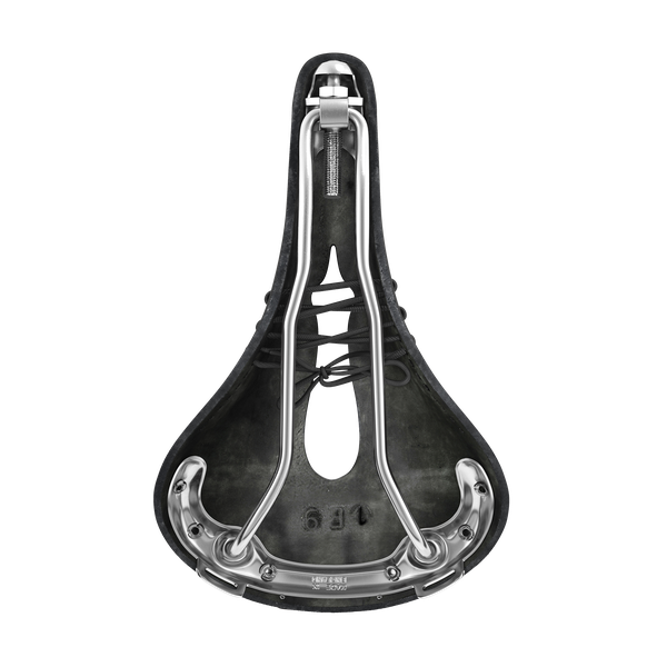 Brooks B17 Carved lederen zadel heren zwart