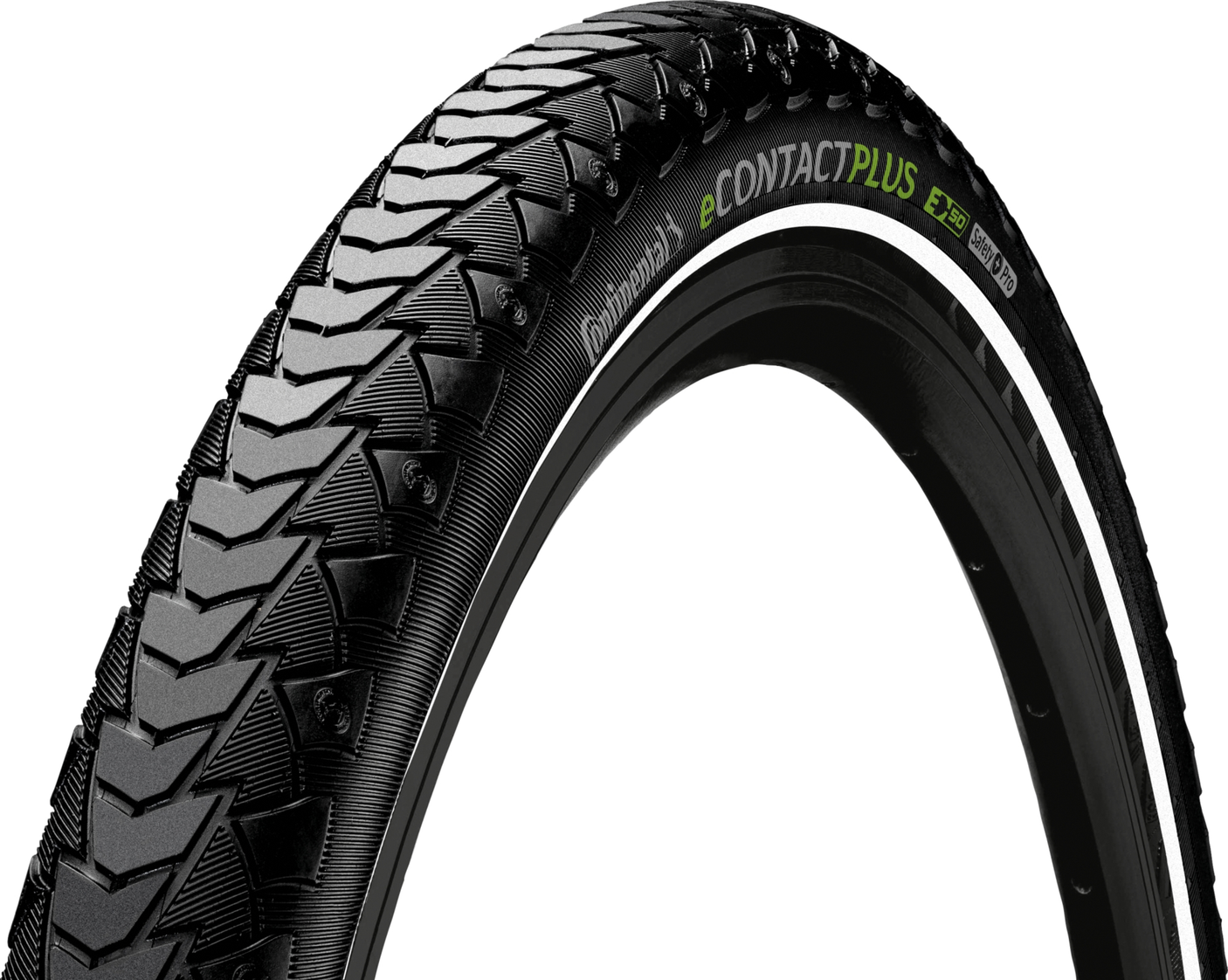 Continental eCONTACT Plus draad 20" draadband zwart-reflecterend