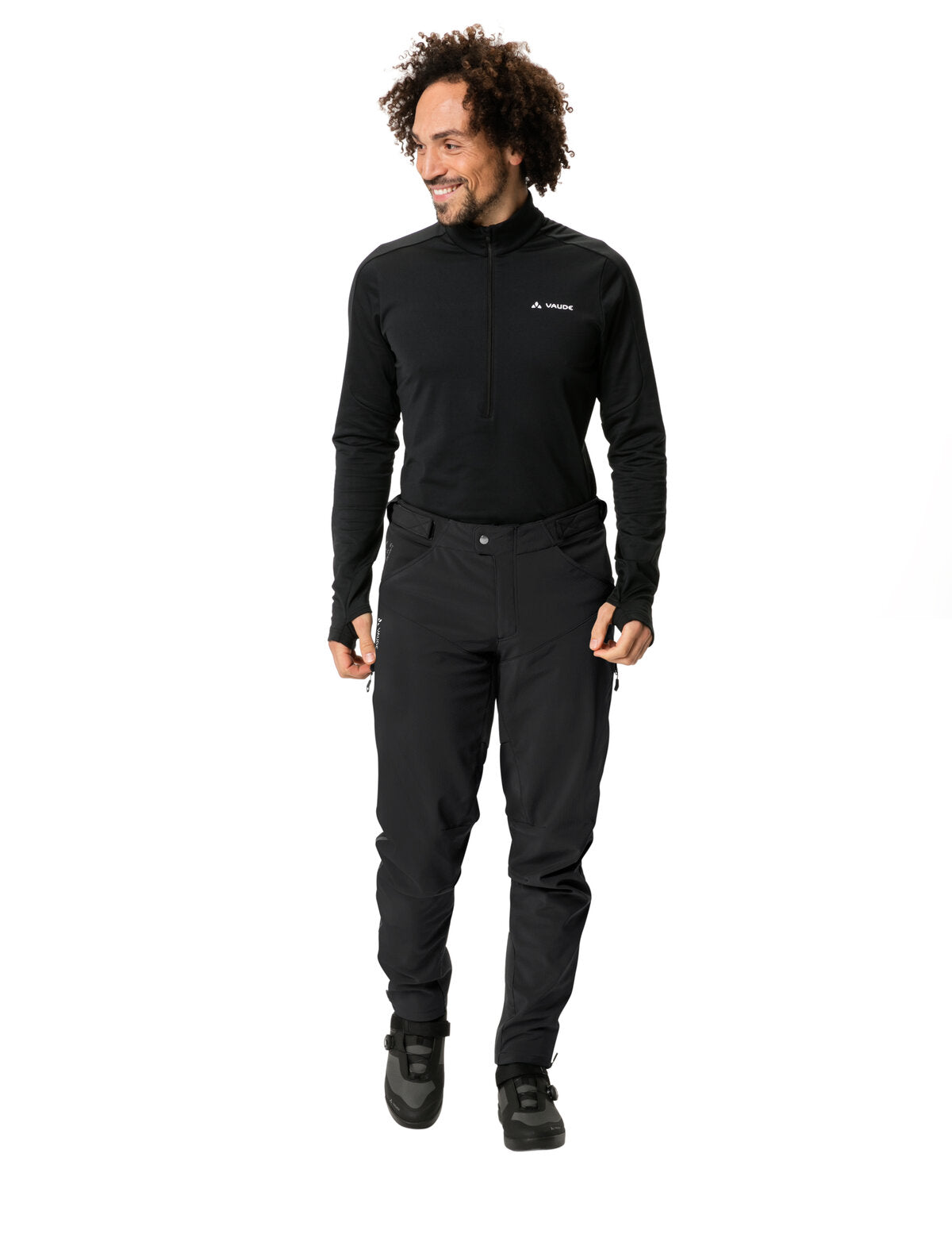 VAUDE Qimsa Softshell Broek II Heren zwart