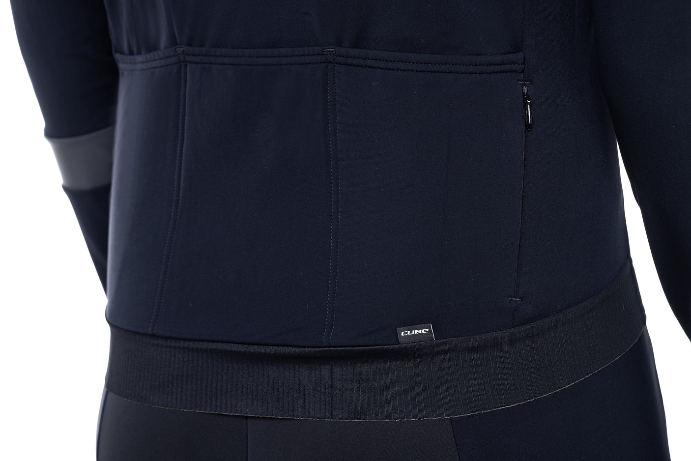 CUBE BLACKLINE shirt lange mouwen black heren