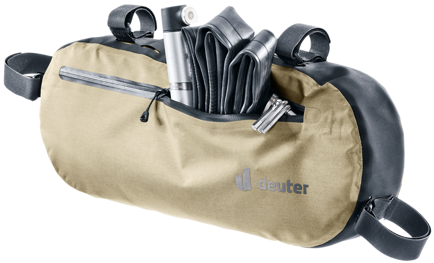 deuter Cabezon Front Bag 6 stuurtas beige/zwart