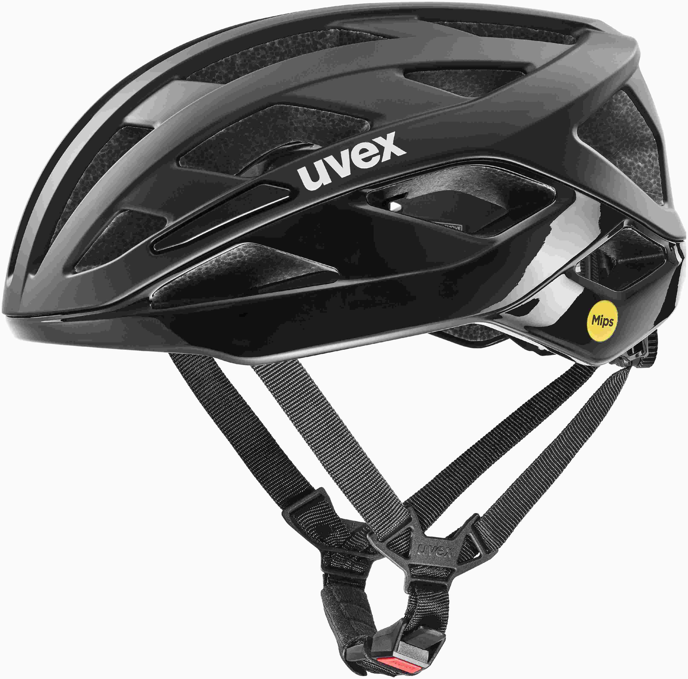 uvex I-Volute Mips racefietshelm Zwart Mat