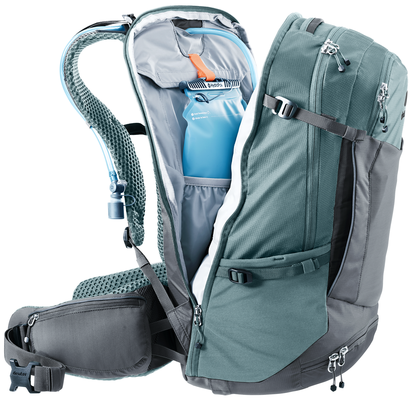 deuter Trans Alpine Pro 28 fietsrugzak graphite-shale