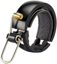 Knog Oi Luxe fietsbellen mat zwart – aktuelle Variante
