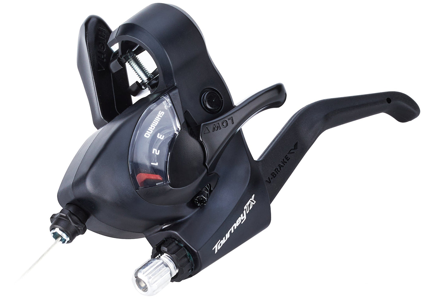 Shimano Tourney TX ST-TX800 schakelhendel/remhendel 3-speed links zwart