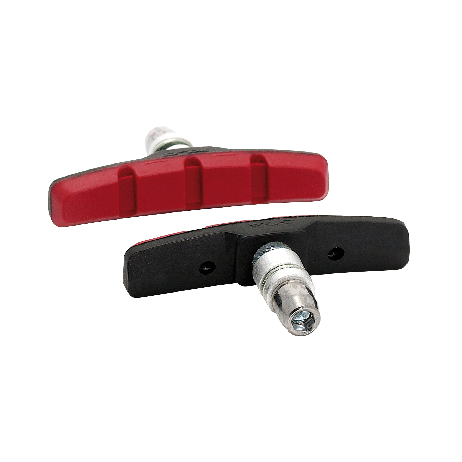 XLC BS-V01 V-Brake remblokken 4 stuks zwart/rood