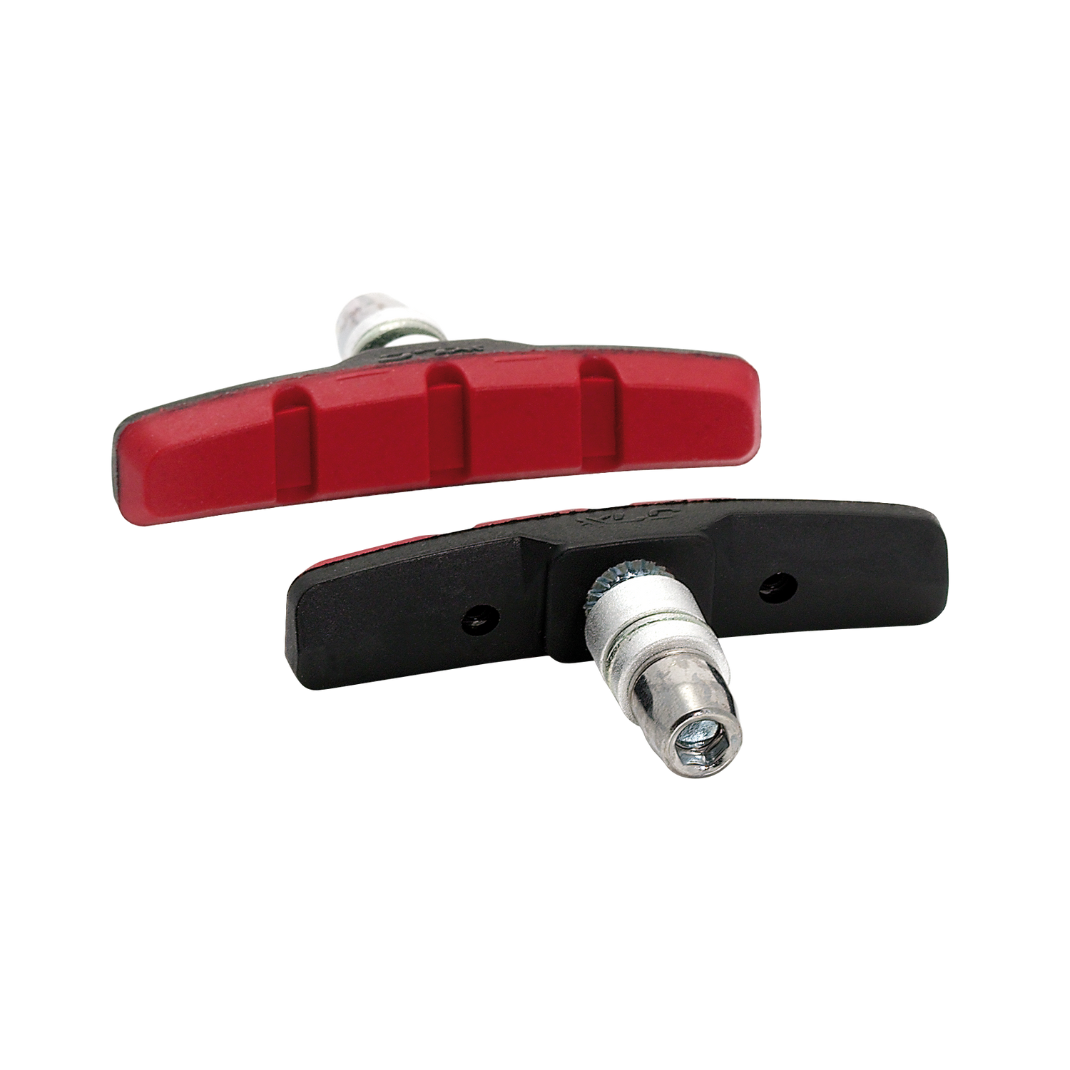 XLC BS-V01 V-Brake remblokken 4 stuks zwart/rood