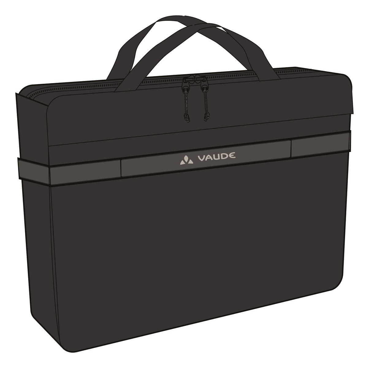 VAUDE Mineo Commuter 17 Aktetas zwart