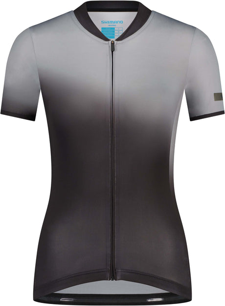 Shimano W's EVOLVE Avventura Korte Mouwen Jersey Antraciet Grijs