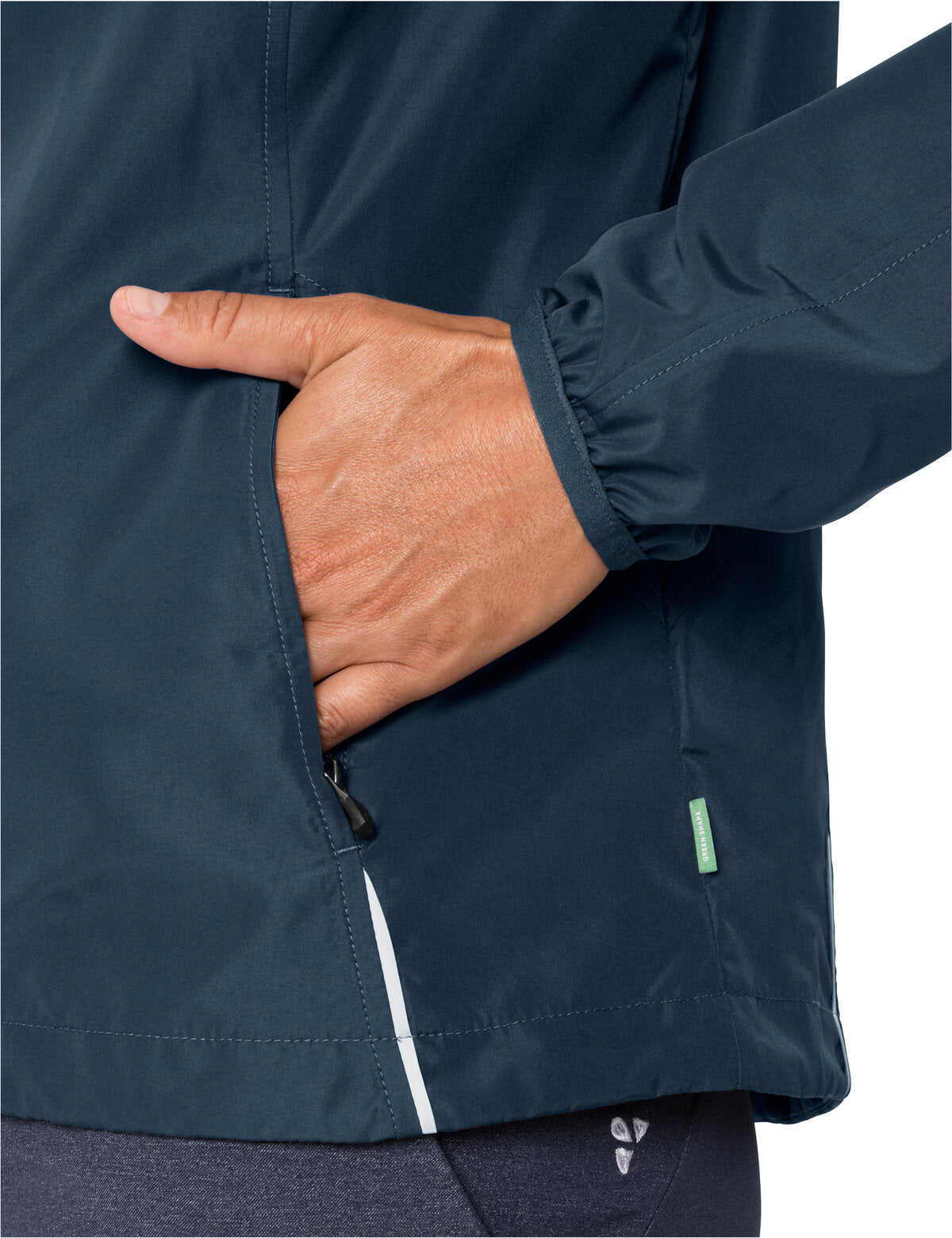 VAUDE Dundee Classic Zip Off Jas Dames blauw