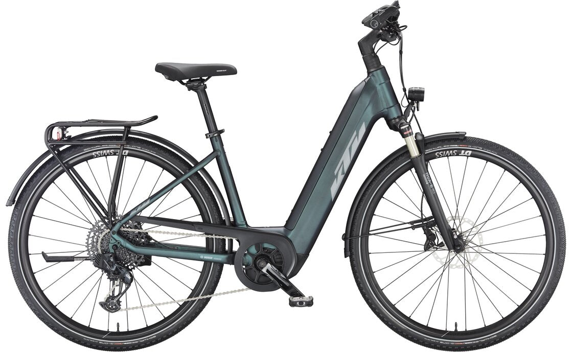 KTM MACINA SPORT 710 Trapez groen paars flip mat (silver+blue)