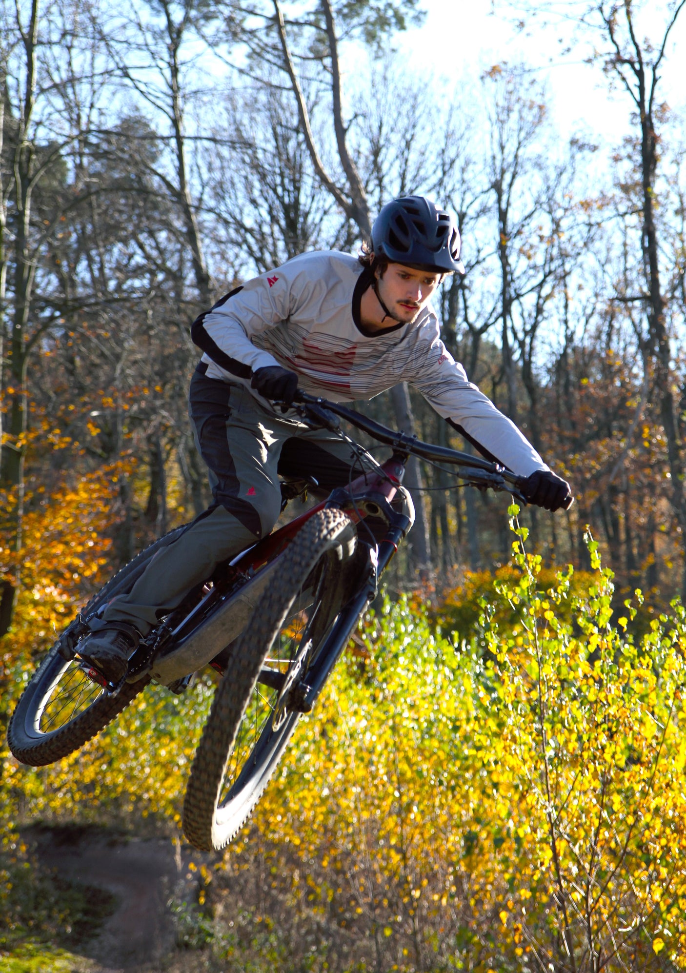 Zimtstern ProTechZonez Shirt LS Heren Glacier Grey/Pirate Black