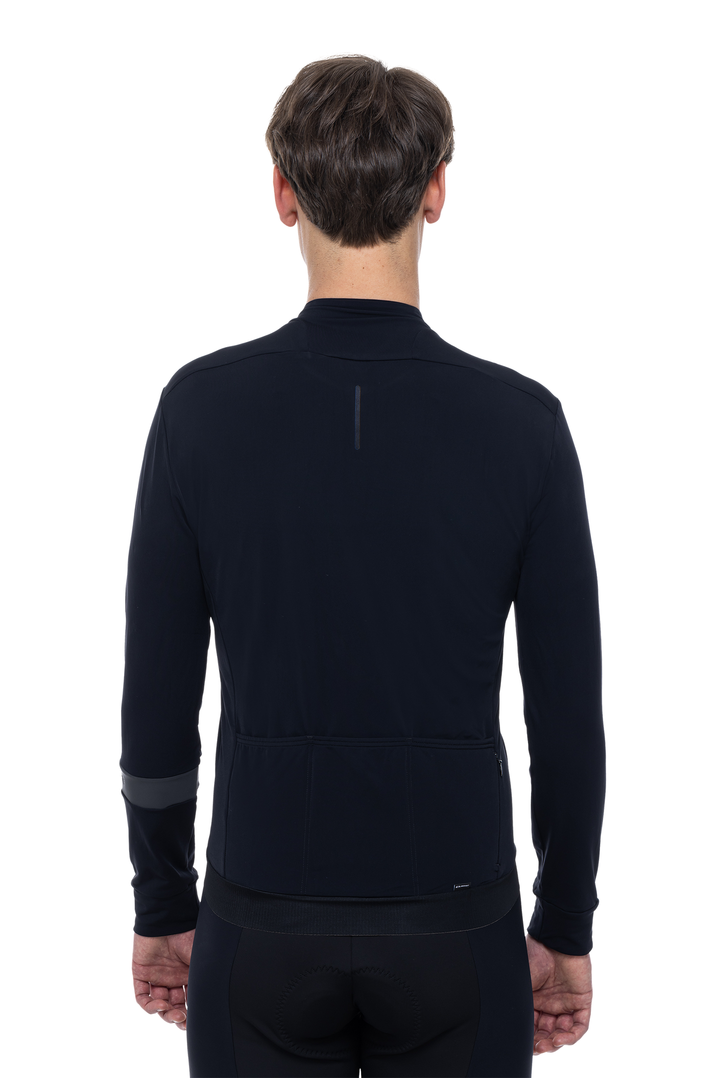 CUBE BLACKLINE shirt lange mouwen black heren