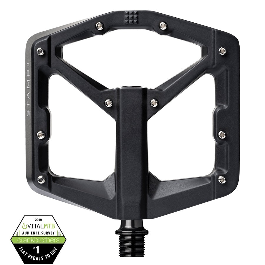 Crankbrothers Stamp 3 Large Magnesium platformpedaal black